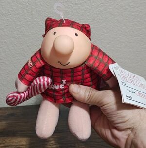 Adorable 1991 Vintage "I Love You" 7" Christmas Ziggy Plush